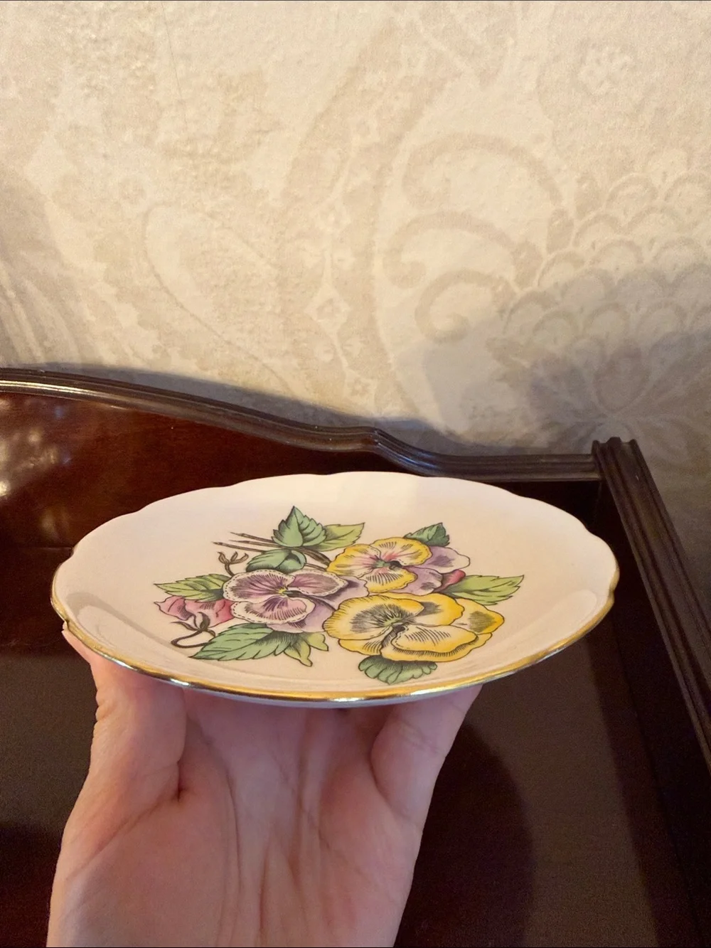 Rare England Bone China Taylor & Kent tea cup and saucer set